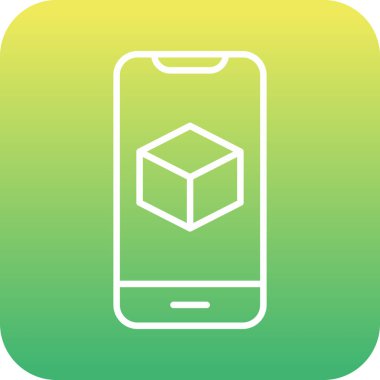 Görüntüde Artırılmış Gerçeklik simgesine sahip akıllı telefon 