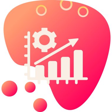  Üretim düzlüğü simgesi, vektör illüstrasyonu