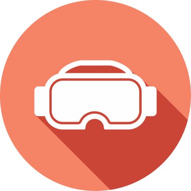 Gözlükler. Web simgesi basit illüstrasyon