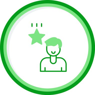 Hırs simgesi, vektör illüstrasyonu 