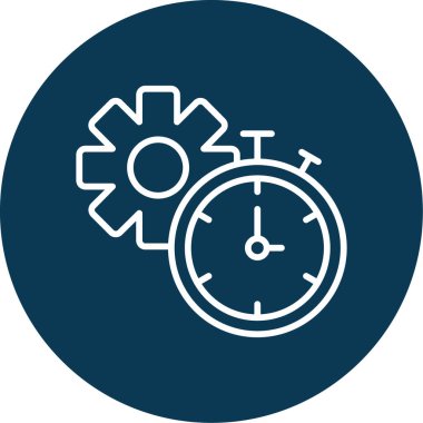 Optimizasyon web simgesi, vektör illüstrasyonu