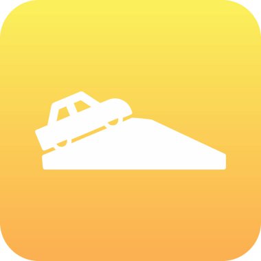 Yokuş yukarı giden arabanın resmi 