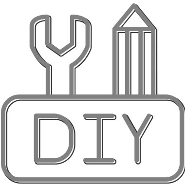 Evet. Web simgesi basit illüstrasyon                     
