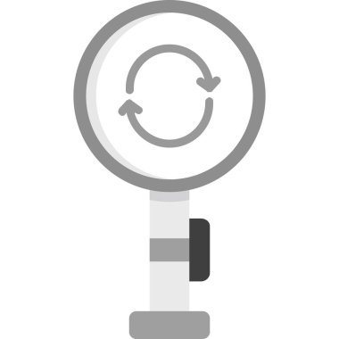 vector illustration of Roundabout modern icon