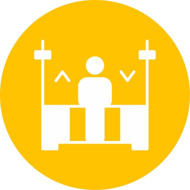 Beşik web simgesi vektör illüstrasyonu 