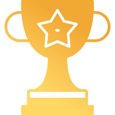 Kupa. Web simgesi basit illüstrasyon 