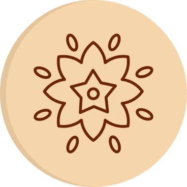 Yıldız web simge vektör çizim 