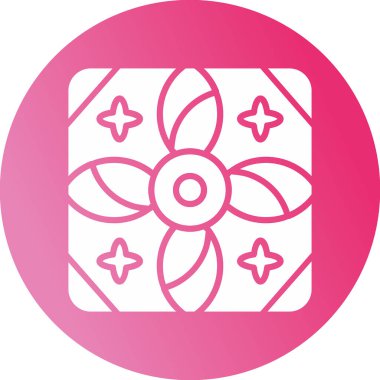 Döşeme. Web simgesi basit illüstrasyon