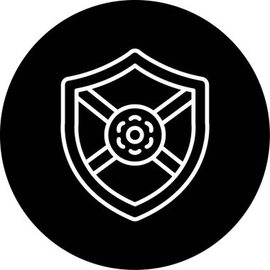 Ağ için koruma kalkanı vektör simgesi 