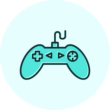 Kontrolör. Web simgesi basit illüstrasyon