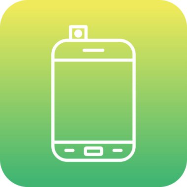 Akıllı telefon. Web simgesi basit illüstrasyon