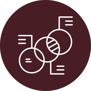 Diyagram web simgesi basit illüstrasyon 