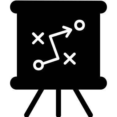 Strateji Simgesi Vektör illüstrasyonu 