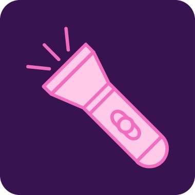 el feneri. Web simgesi basit illüstrasyon