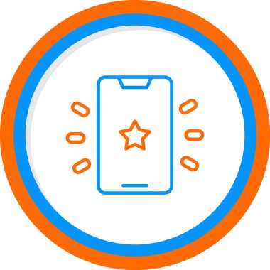 Dijital pazarlama, derecelendirme. Web simgesi basit illüstrasyon