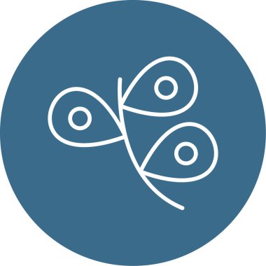 Zeytin Ağı simgesi, vektör illüstrasyonu