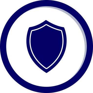 Ağ için koruma kalkanı vektör simgesi 