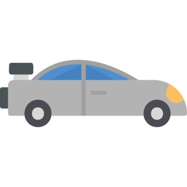 araba simgesi vektör illüstrasyonu 