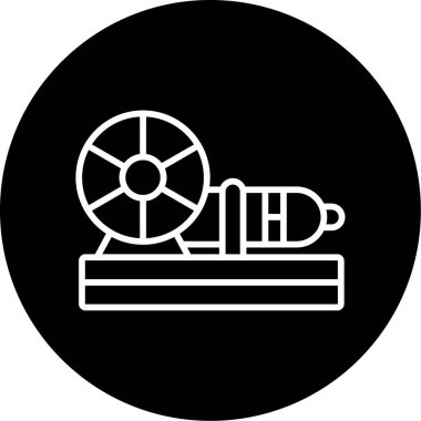 vector illustration of Engine icon 