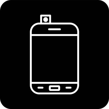 Akıllı telefon. Web simgesi basit illüstrasyon