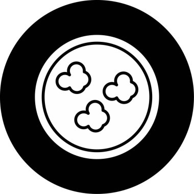 Bulutlar. Web simgesi basit illüstrasyon 