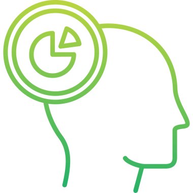 Veri analizi. Web simgesi basit illüstrasyon                  