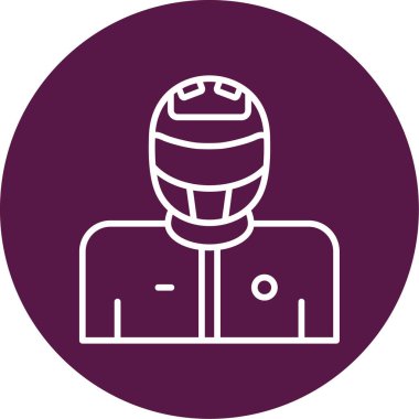 BMX sürücüsü. Web simgesi basit tasarım