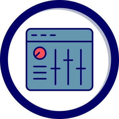 Ses Karıştırıcı vektör çizimi