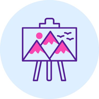 resim simgesi vektör illüstrasyonu