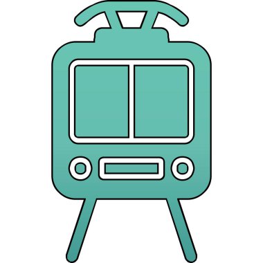 Web simgesi tren, illüstrasyon vektör 