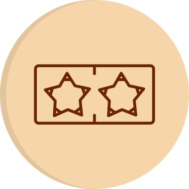 Yıldız Derecelendirme Ağı simgesi, vektör illüstrasyonu