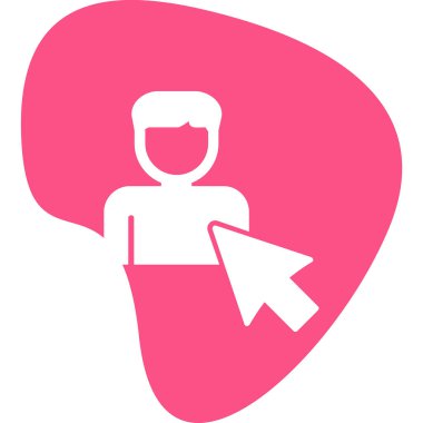 Seçili web simgesi vektör illüstrasyonu