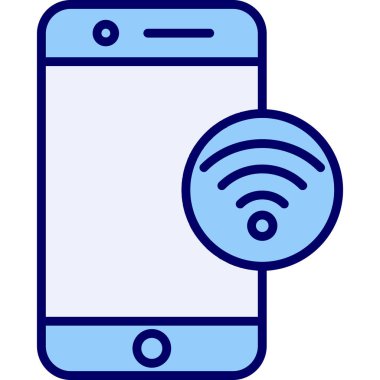 wifi vektör simgesi modern basit illüstrasyon 