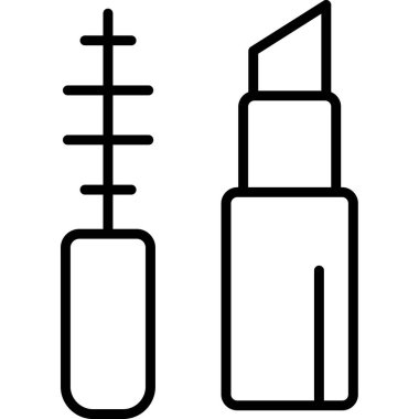 Makyaj Ağı simgesi basit illüstrasyon 