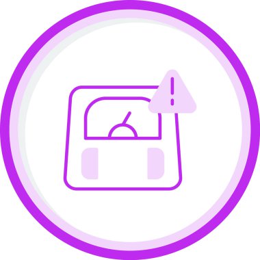 Obezite. Web simgesi basit tasarım   