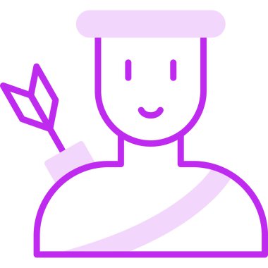 Artemis web simgesi vektör illüstrasyonu 