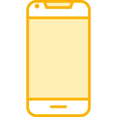 Akıllı telefon. Web simgesi basit illüstrasyon