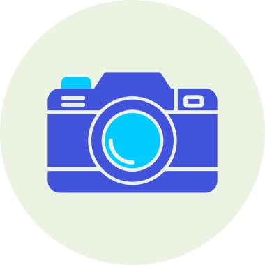 Kamera. Web simgesi basit illüstrasyon 