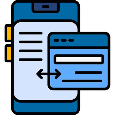 Web simgesi vektör illüstrasyonunu transfer et 