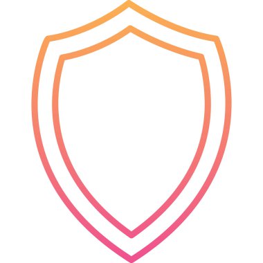 Ağ için koruma kalkanı vektör simgesi 