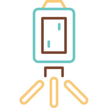 Lazer ağ simgesi, vektör illüstrasyonu