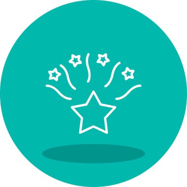 Yıldız web simge vektör çizim 