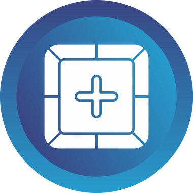 + işaretinin web basit illüstrasyonu