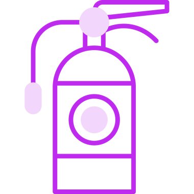 Yangın söndürme ikonu. vektör illüstrasyonu              