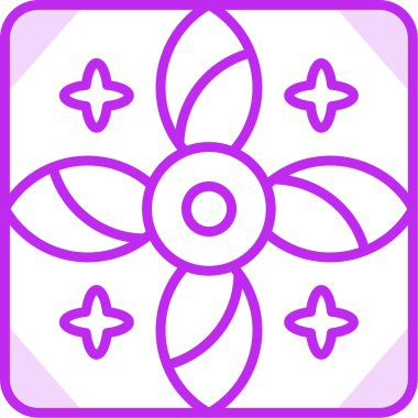 Döşeme. Web simgesi basit illüstrasyon