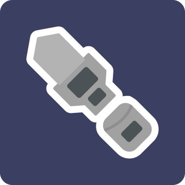 Özdenetim web simgesi, vektör illüstrasyonu