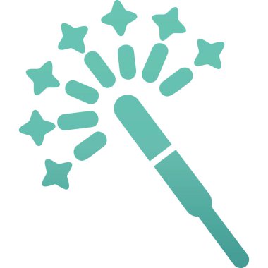 Havai fişek. Web simgesi basit illüstrasyon                           