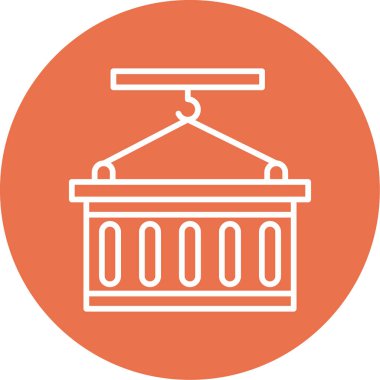 kabuk ağ simgesi vektör illüstrasyonu