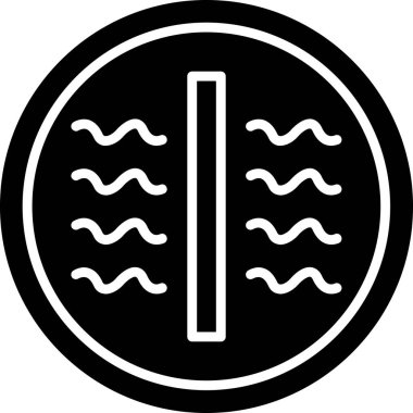 Solunabilir olmayan Kumaş Ağı simgesi, vektör illüstrasyonu