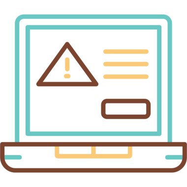 uyarı simgesi vektör illüstrasyonu